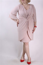 שמלת ערב מעוצבת בורוד- L